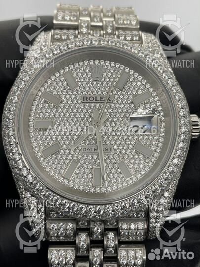 Часы Rolex Datejust 41mm 126300 Custom Diamonds