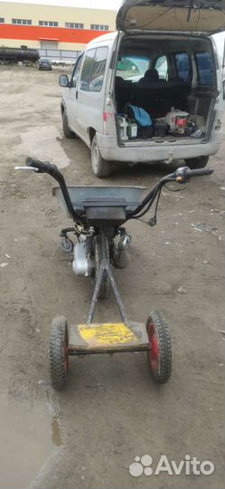 Тележка садовая с двигателем