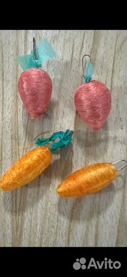 Елочные игрушки из картона СССР