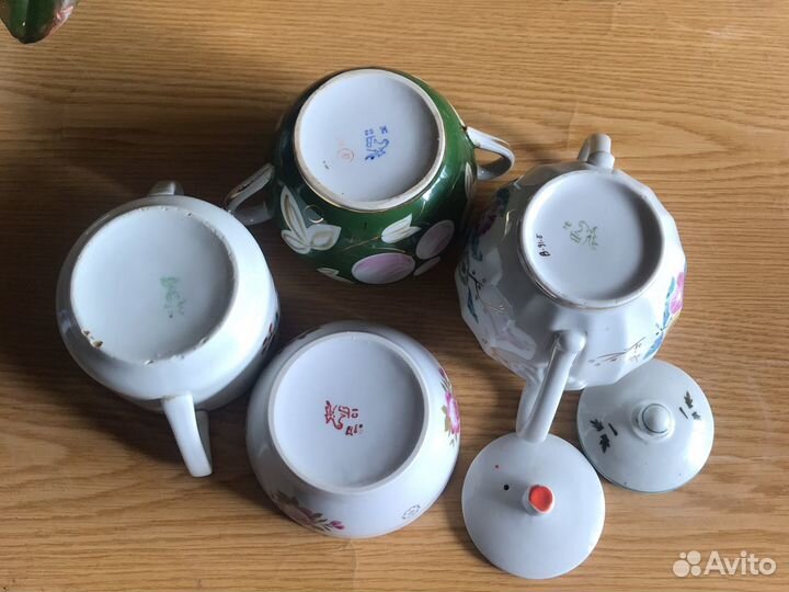 Предметы чайных сервизов в добор
