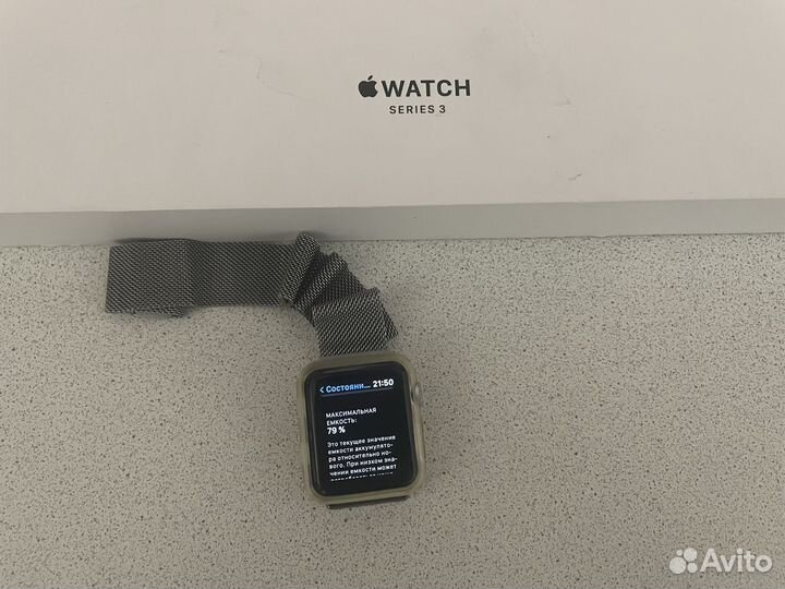 Часы apple watch 3 38 mm