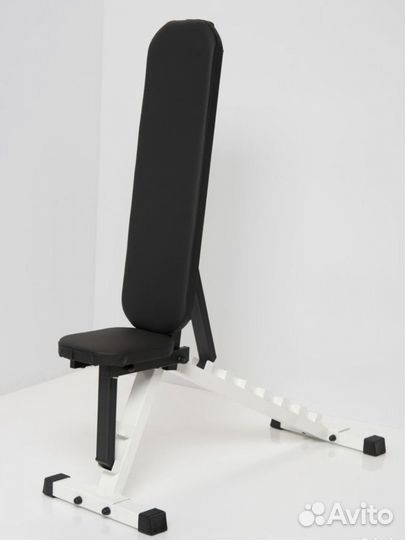 Скамья для жима чёрно-белая новая