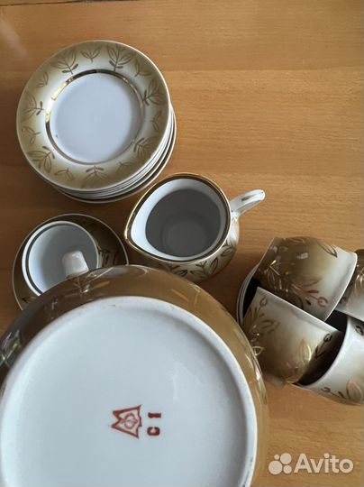 Сервиз кофейный, 6 персон, мфз