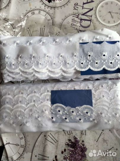 Кружево, шитье, вышитое кружево