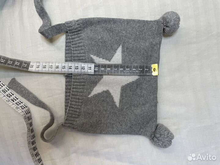 Шапка детская и варежки на малышку или малыша