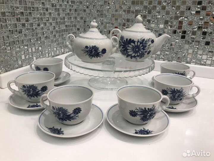Чайный сервиз фарфор СССР