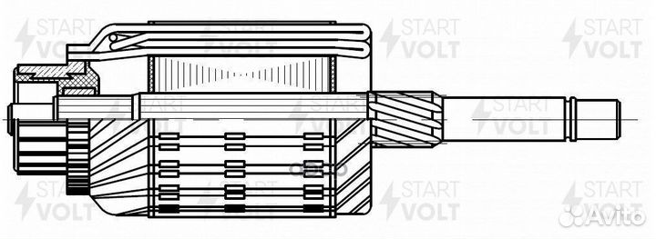 Ротор стартера nissan note (02) 1.1I-1.4I SR 1403