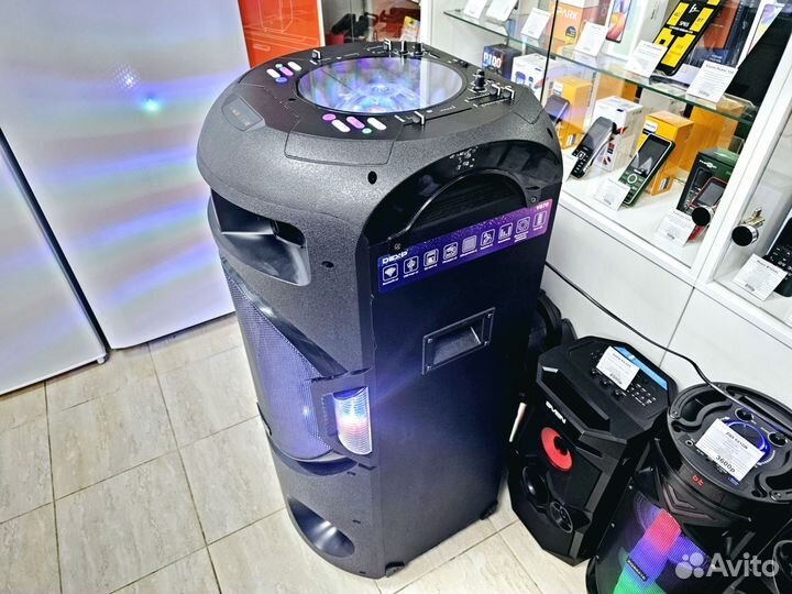 Огромная аудиосистема 500Вт диско-шар