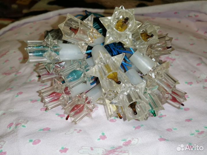 Гирлянда электрическая новогодняя СССР