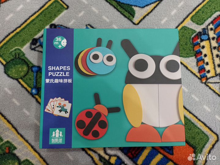 Деревянная мозайка/конструктор Геоанимо