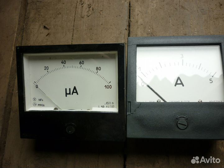 Вольтметр и амперметры