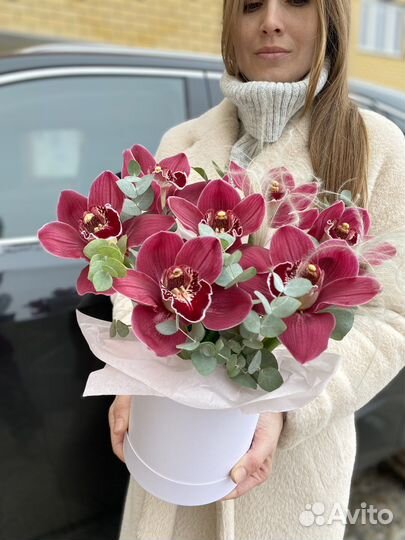 Орхидеи, феленопсис, цимбидиум, букет