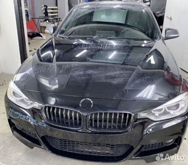 Обвес М пакет BMW F30, бампер перед + пороги