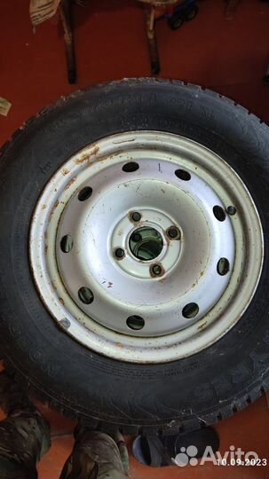 Зимние шины с штатными дисками r14, 185*70