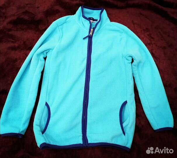 Толстовка флисовая детская на 8 лет, 125-135 см