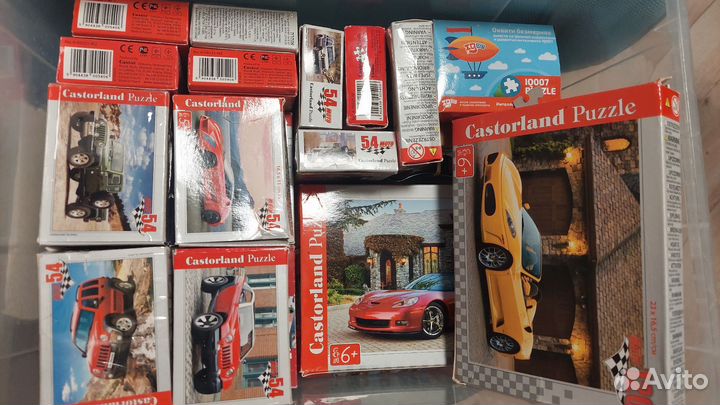 Пазлы для мальчика, 34шт