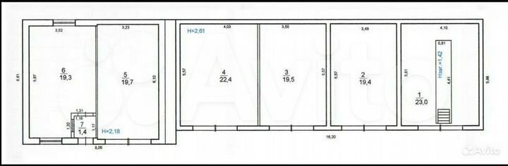 Машиноместо, 20 м²
