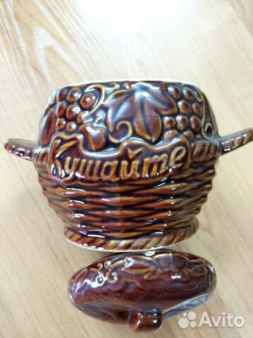 Керамические горшки для запекания 0,5л новые