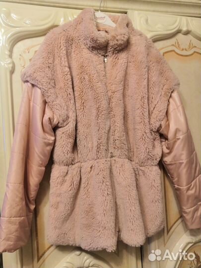 Куртка жилет искусственный мех