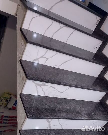 Лестница из кварца под ключ