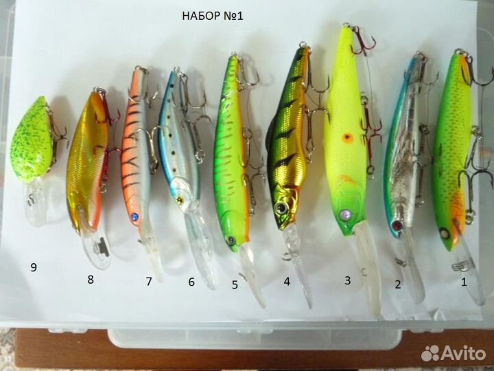 Набор воблеров для троллинга