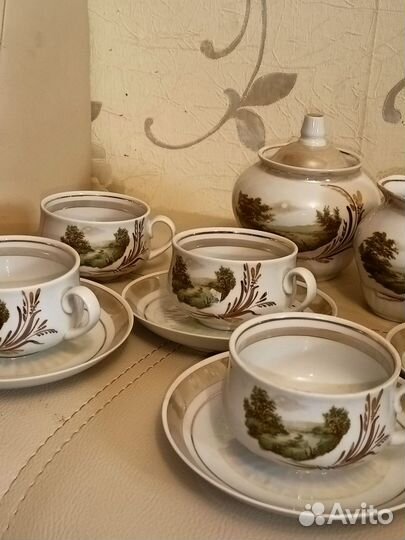 Чайный сервиз СССР Дулево
