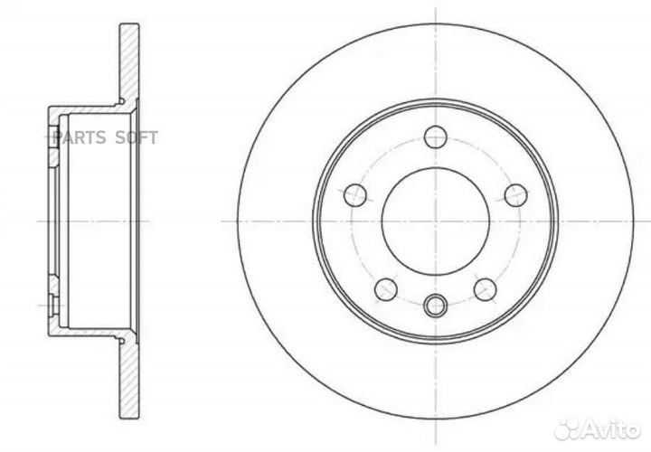 Road house 620100 Диск тормозной