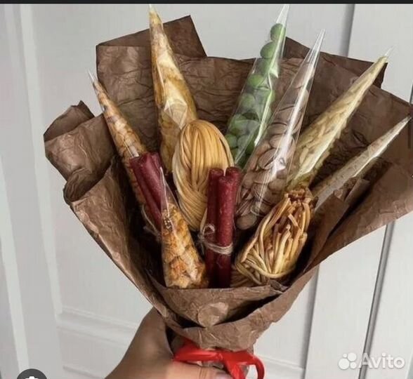 Сьедобные букеты мужские и женские