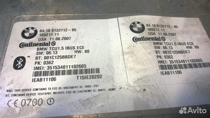 Блок управления телефоном BMW X3 E83