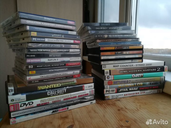 Диски с играми для компьютера