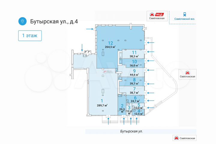 Продам торговое помещение, 264 м²
