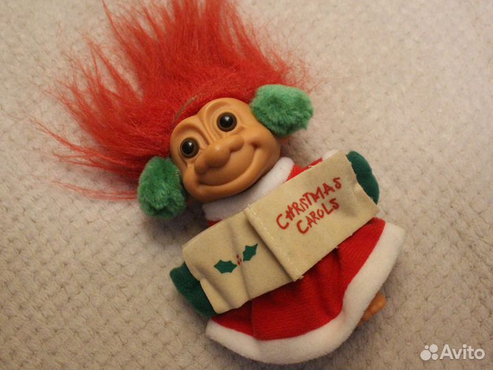 Игрушка тролль винтаж
