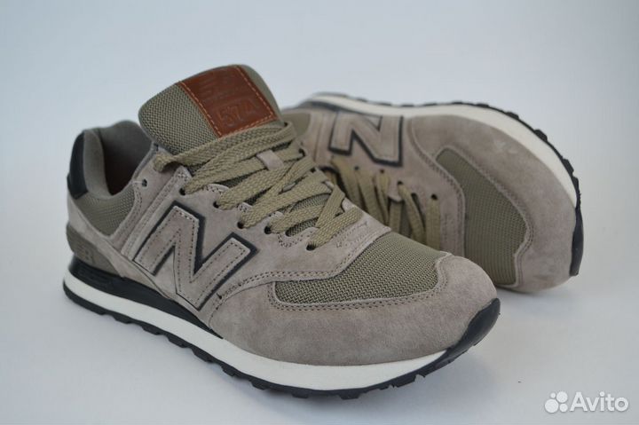 Кроссовки мужские new balance 574 замша