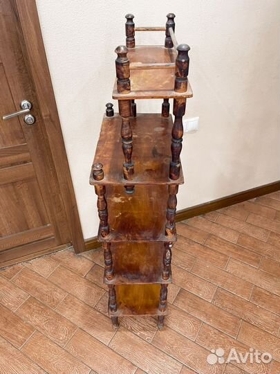 Этажерка деревянная СССР 5 ярусов