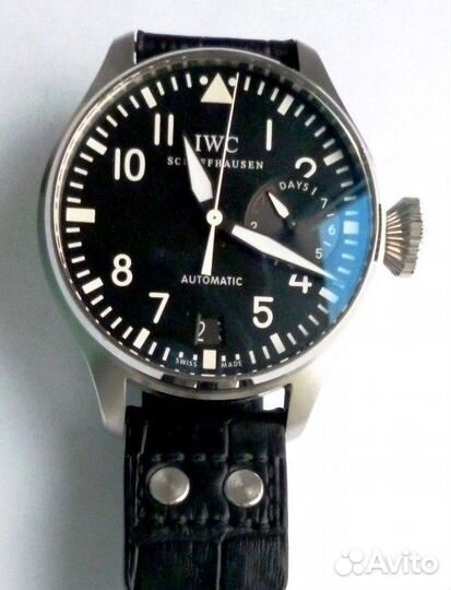 Часы лётчиков 3133, 3017.Золотые с прыгающей секун