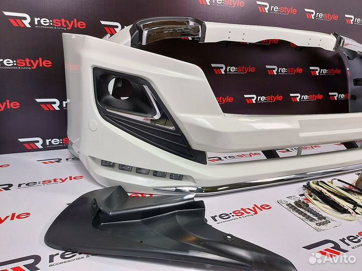 Обвес Prado 150 13-17г Modellista Белый GBT