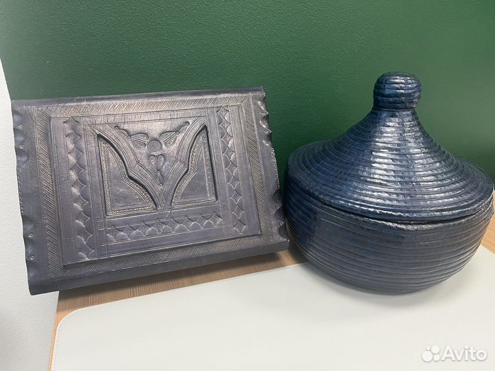 Корзина африканская (Сенегал) ручная работа