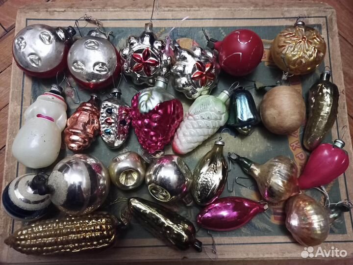 Ретро елочные игрушки СССР