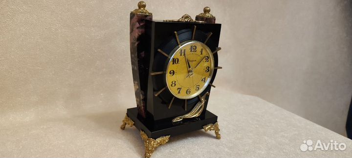 Часы настольные, механические, Молния, СССР