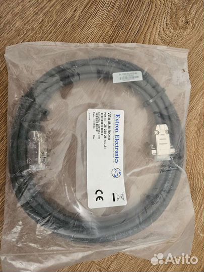 Кабель vga Extron Mom BK/10