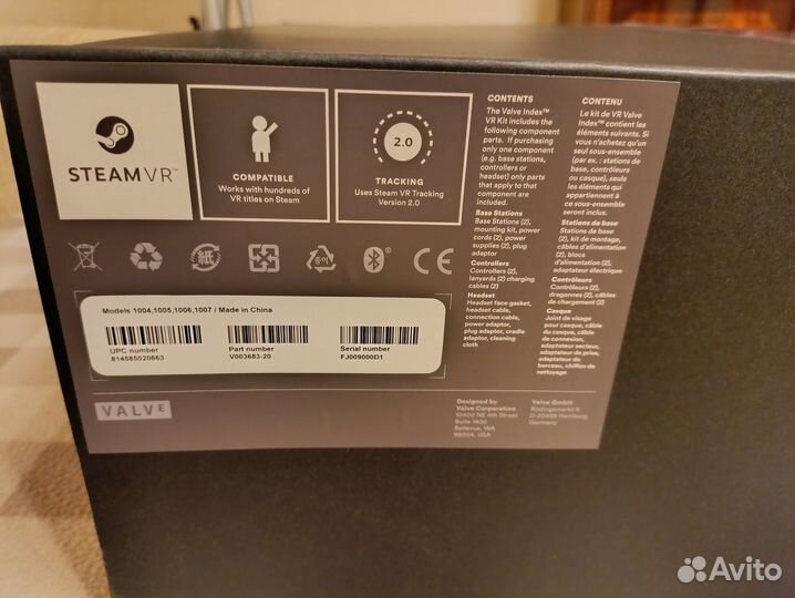 Шлем Valve Index VR Full Kit