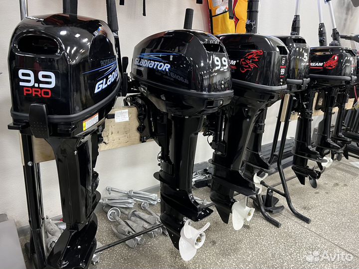 Лодочный мотор Gladiator 9.9 (15 л.с) 2-х такт