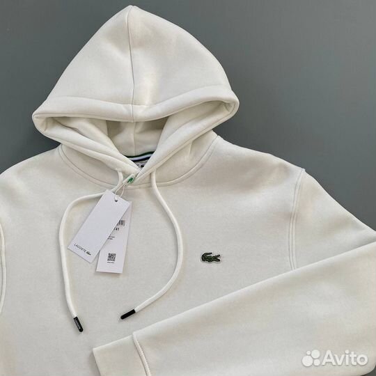 Толстовка мужская lacoste белая