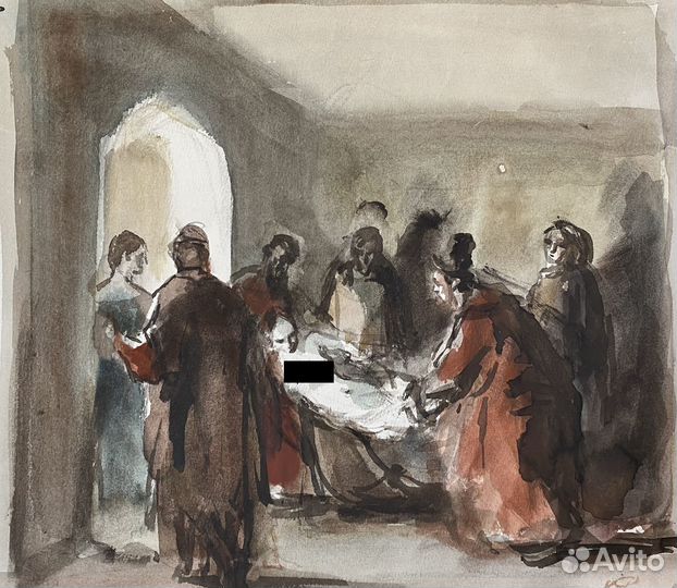 Рудаков К.И.(1891-1949) Гарем.Новая наложница 44г