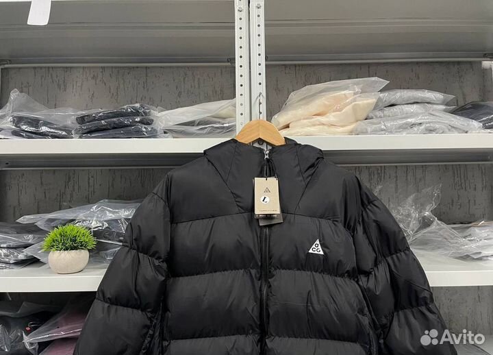 Пуховик nike acg двухсторонний