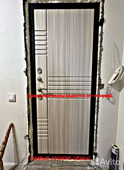 Качественная дверь входная железная с бесплатной у