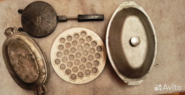 Пельменница Утятница Вафельница Чугун СССР