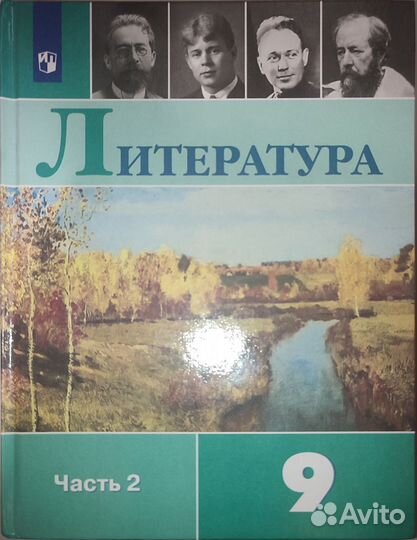 Учебник по литературе 9 класс 2 часть