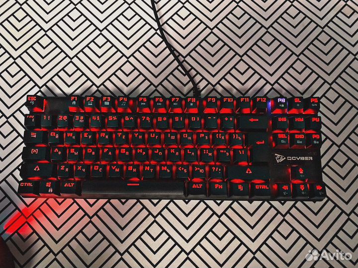 Игровая клавиатура qcyber 