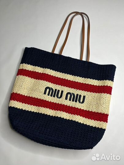 Пляжная сумка Miu Miu